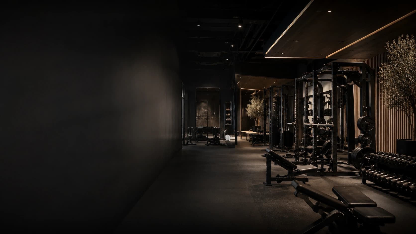 Premium gym environment background